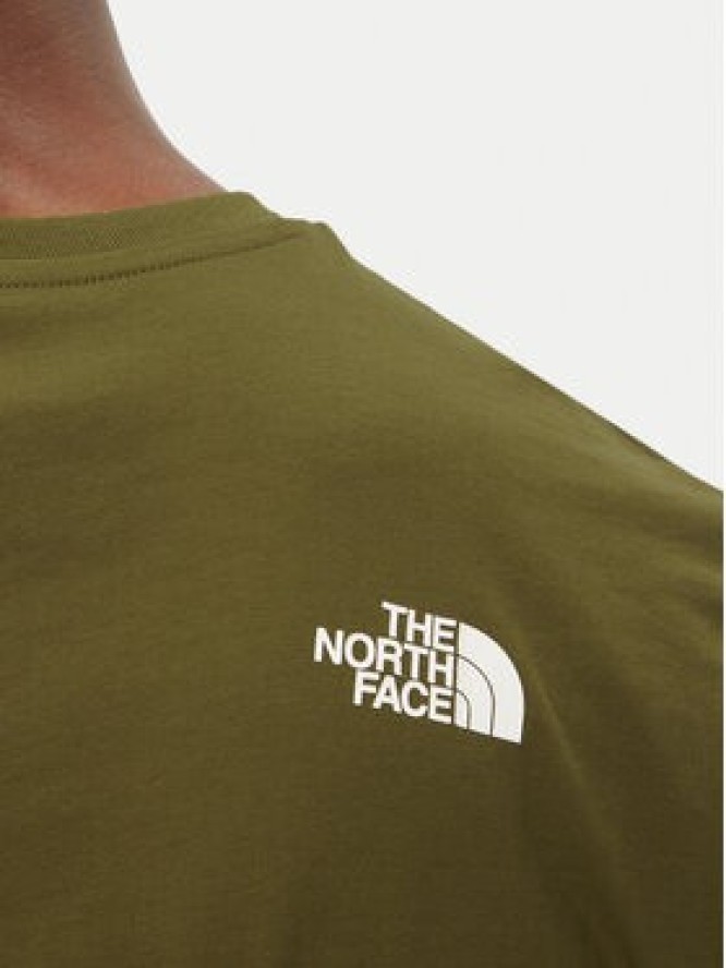 The North Face T-Shirt Easy NF0A8A6C Zielony Regular Fit