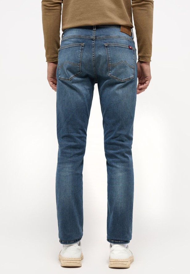 MUSTANG Frisco Skinny Męskie Spodnie Jeansowe Denim Blue 1014585 5000 653