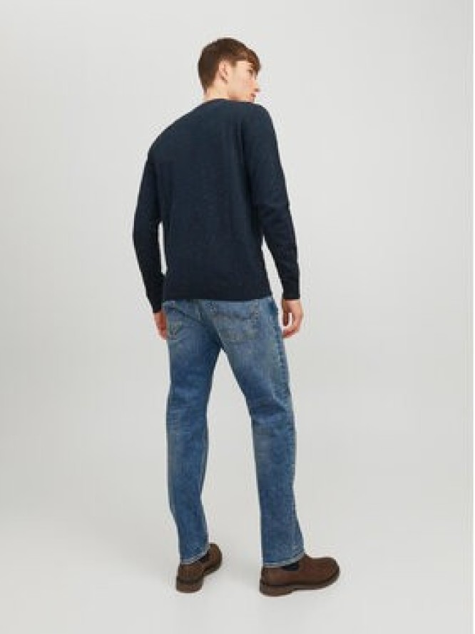 Jack&Jones Sweter Albert 12236792 Granatowy Regular Fit