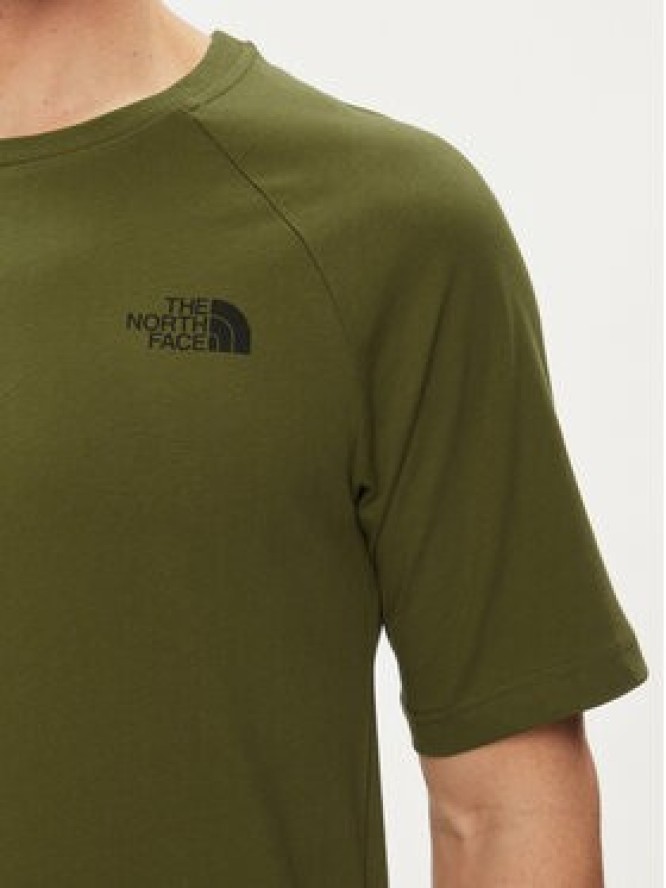 The North Face T-Shirt NF0A87NU Zielony Regular Fit