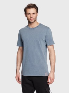 Outhorn T-Shirt TTSHM110 Niebieski Regular Fit