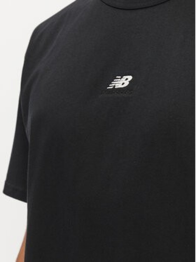 New Balance T-Shirt Athletics Remastered Graphic Cotton Jersey Short Sleeve T-shirt MT31504 Czarny Regular Fit