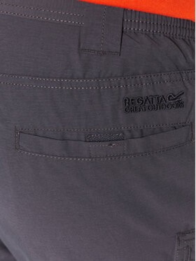 Regatta Szorty materiałowe Delgado RMJ228 Szary Relaxed Fit