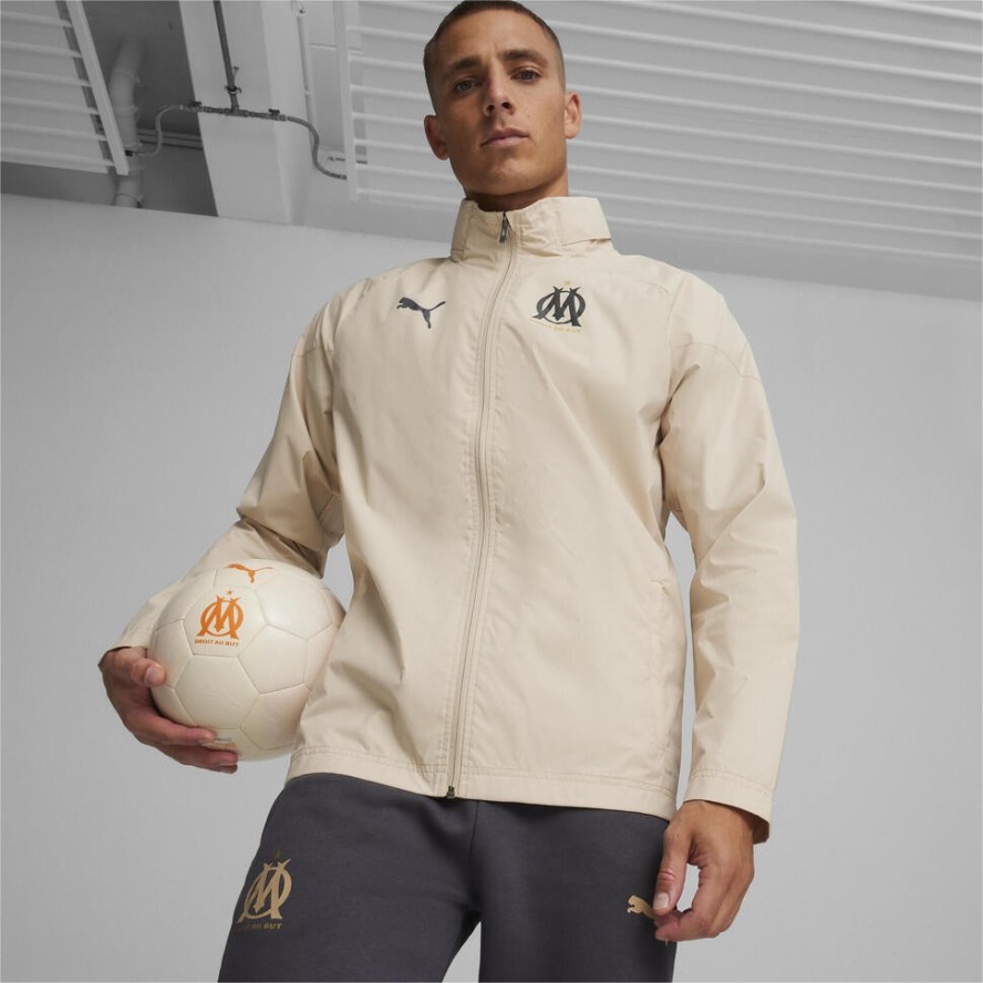 Zimowa kurtka piłkarska Olympique de Marseille Football All-Weather PUMA