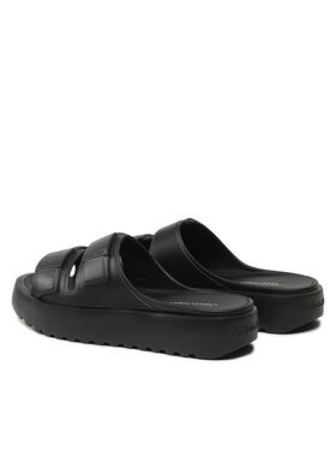 Calvin Klein Klapki Double Strap Slipper HM0HM00967 Czarny