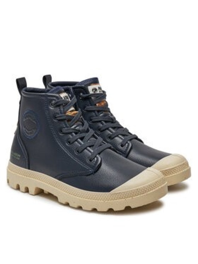 Palladium Trapery Pampa Hi Re Vegan Lth 74378-410-M Granatowy