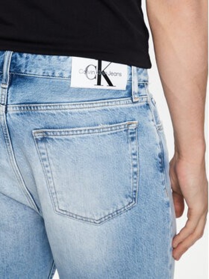 Calvin Klein Jeans Jeansy J30J322815 Niebieski Taper Fit