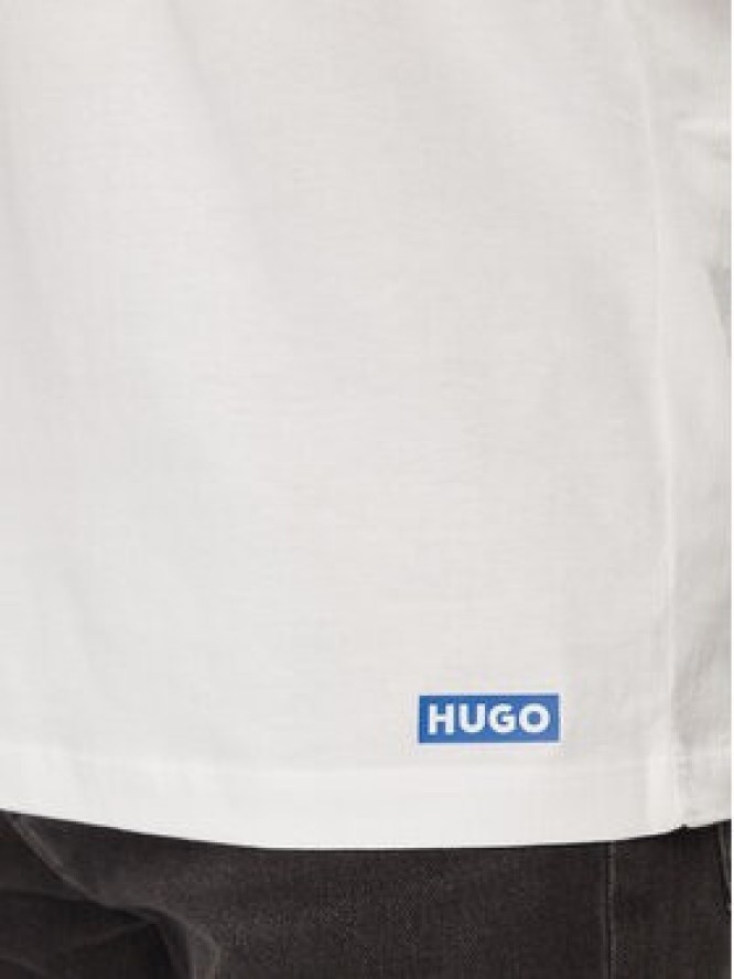 Hugo Komplet 3 t-shirtów Naolo 50522382 Biały Regular Fit