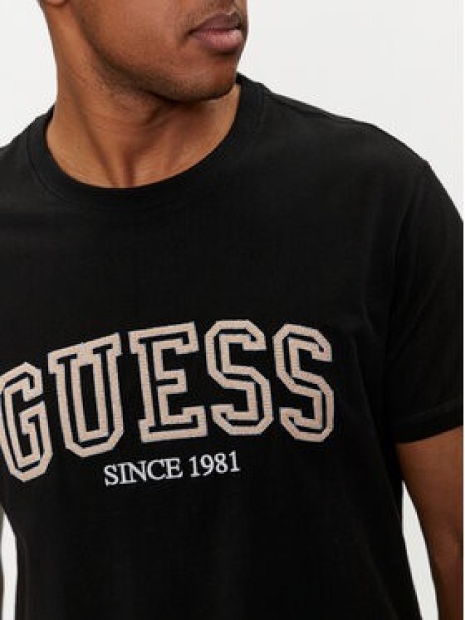 Guess T-Shirt M4GI62 I3Z14 Czarny Regular Fit