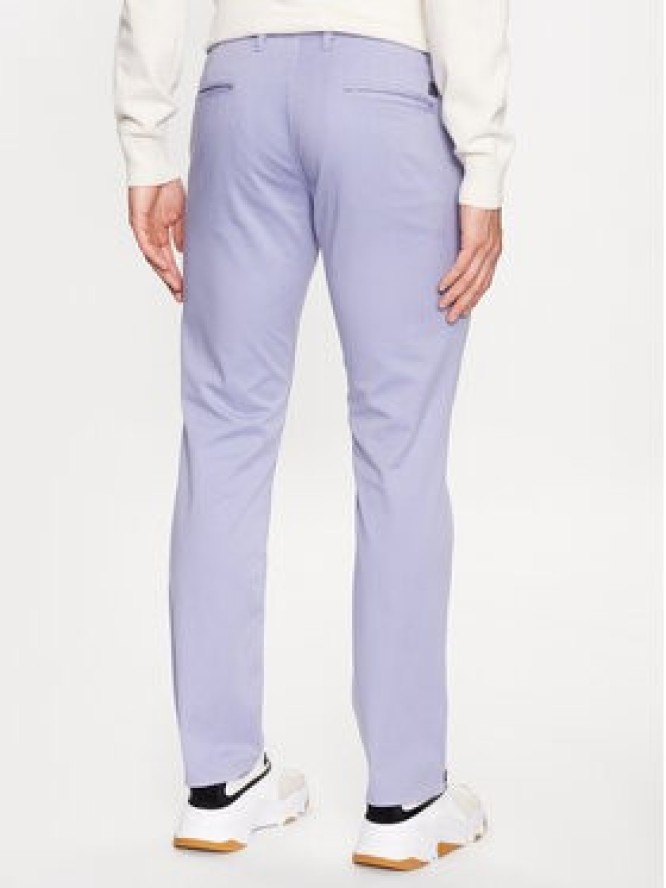 Boss Spodnie materiałowe 50470813 Fioletowy Slim Fit