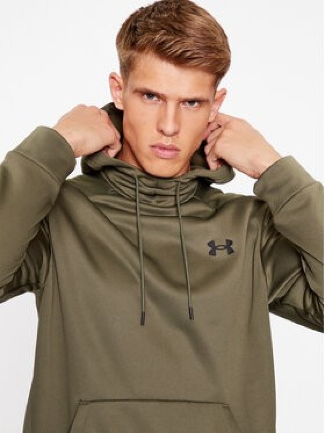 Under Armour Bluza Ua Armour Fleece Hoodie 1373353 Khaki Loose Fit