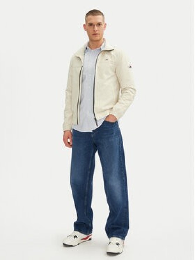 Tommy Jeans Kurtka przejściowa Essential Casual DM0DM15382 Beżowy Regular Fit