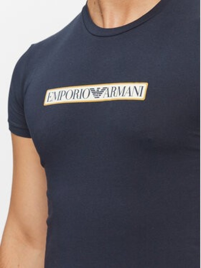 Emporio Armani Underwear T-Shirt 111035 3F517 00135 Granatowy Regular Fit