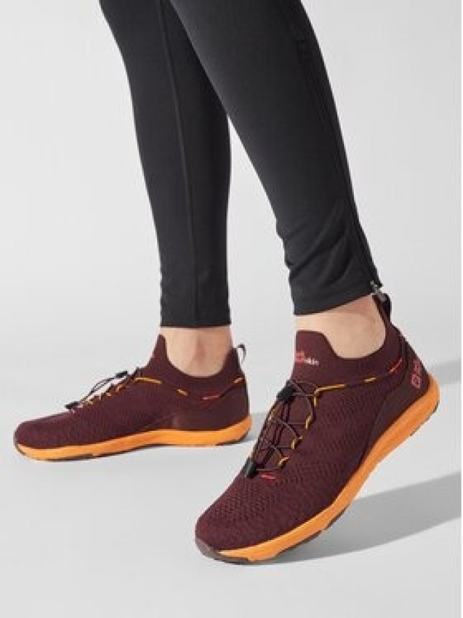 Jack Wolfskin Sneakersy Spirit Knit Low M 4056621 Czerwony