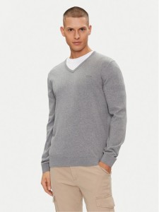 s.Oliver Sweter 2040666 Szary Regular Fit