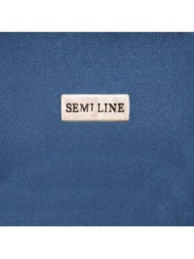 Semi Line Walizka średnia T5601-8 Granatowy