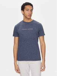 Tommy Hilfiger T-Shirt UM0UM03525 Granatowy Regular Fit