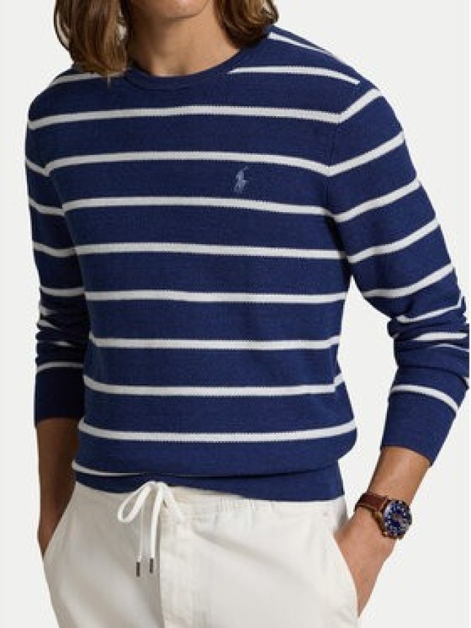 Polo Ralph Lauren Sweter 710955764001 Niebieski Regular Fit