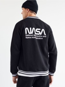 Bluza bomber NASA - czarny