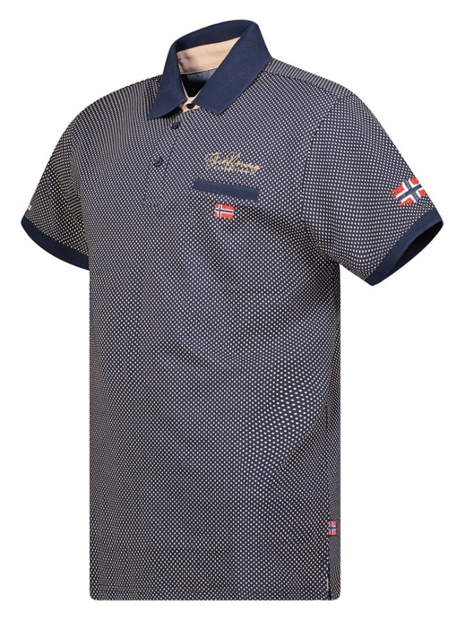 Geographical Norway Koszulka polo w kolorze granatowym rozmiar: XL