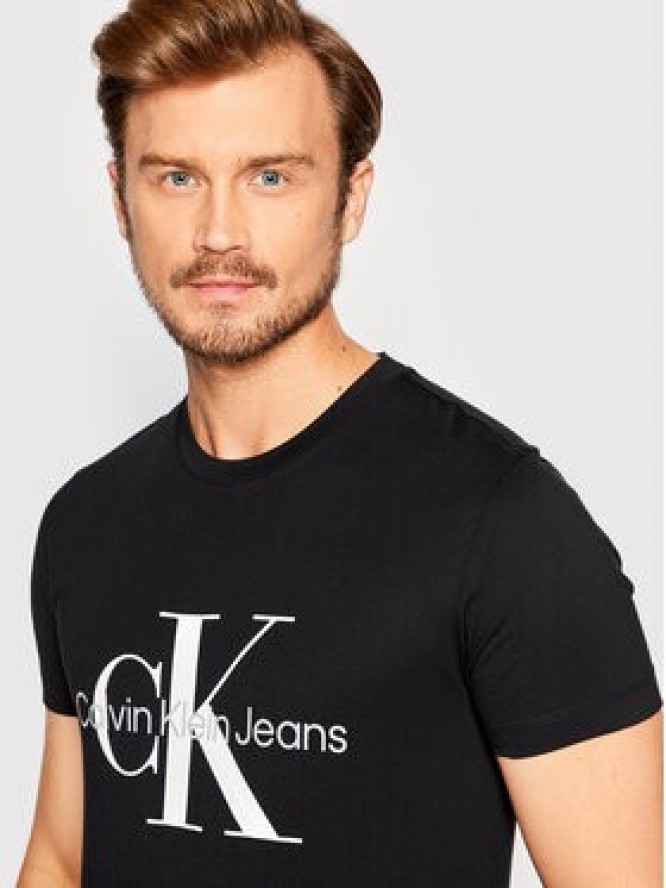 Calvin Klein Jeans T-Shirt J30J320935 Czarny Slim Fit