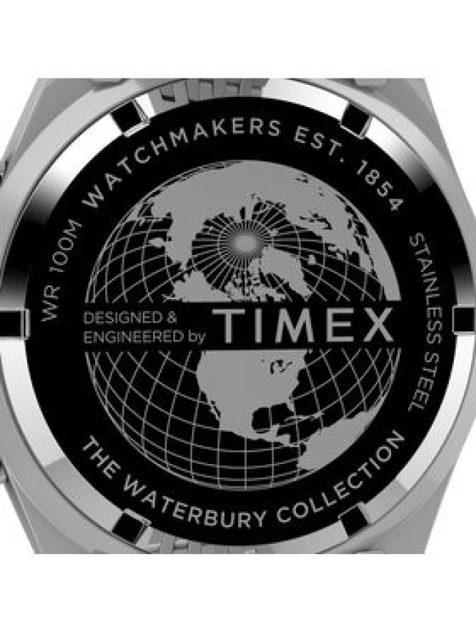 Timex Zegarek Waterbury Chronograph TW2V42400 Srebrny