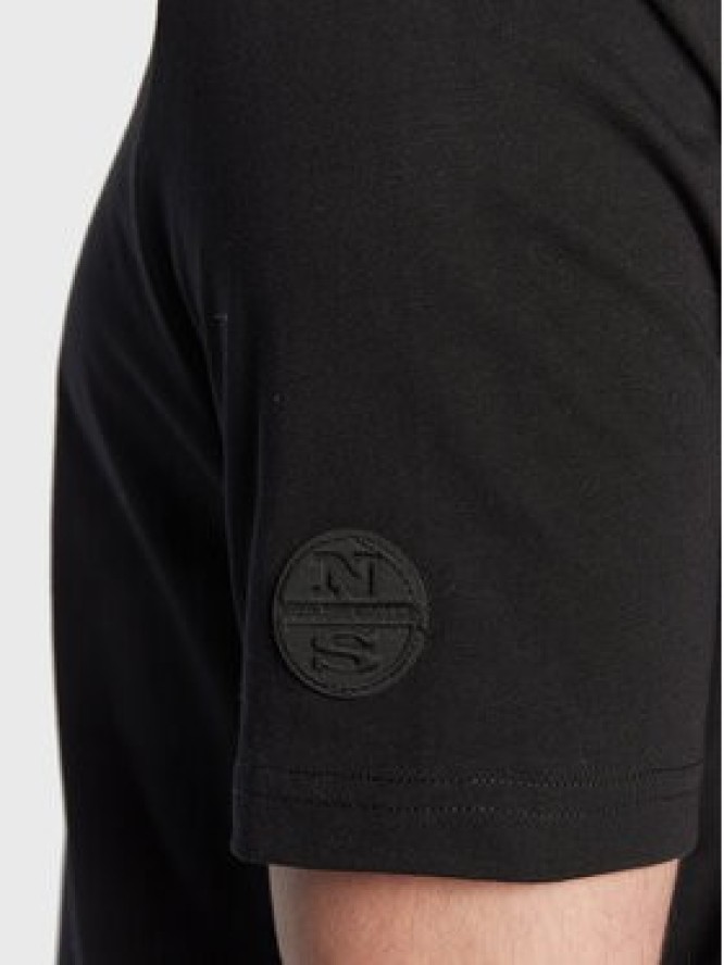 North Sails T-Shirt MASERATI 452312 Czarny Regular Fit