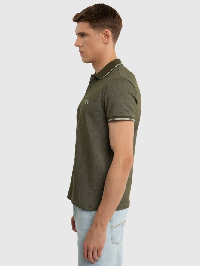 Koszulka męska polo khaki Harrison 303