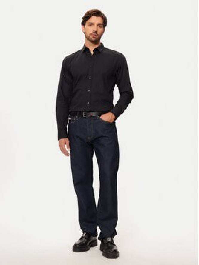 Hugo Koszula Elisha02 50524818 Czarny Extra Slim Fit