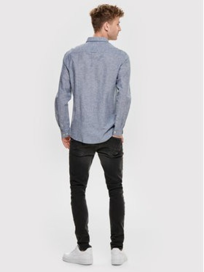 Only & Sons Koszula Caiden 22012321 Niebieski Slim Fit