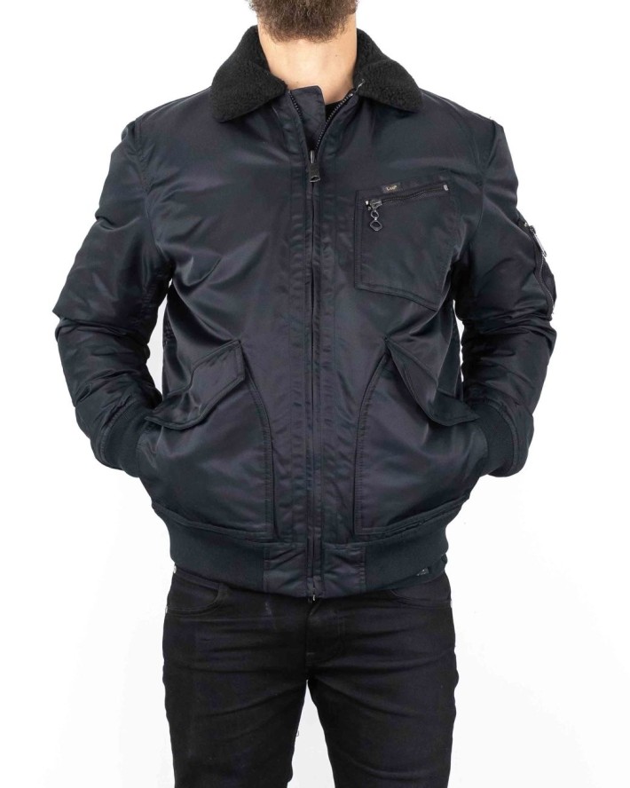 LEE FLIGHT JACKET BLACK L88GOS01