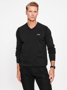 Boss Sweter Ever-X_VN 50498538 Czarny Regular Fit