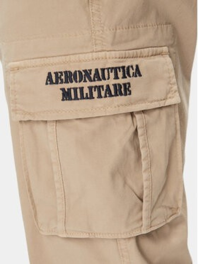 Aeronautica Militare Spodnie materiałowe 241PA1329CT3293 Beżowy Regular Fit