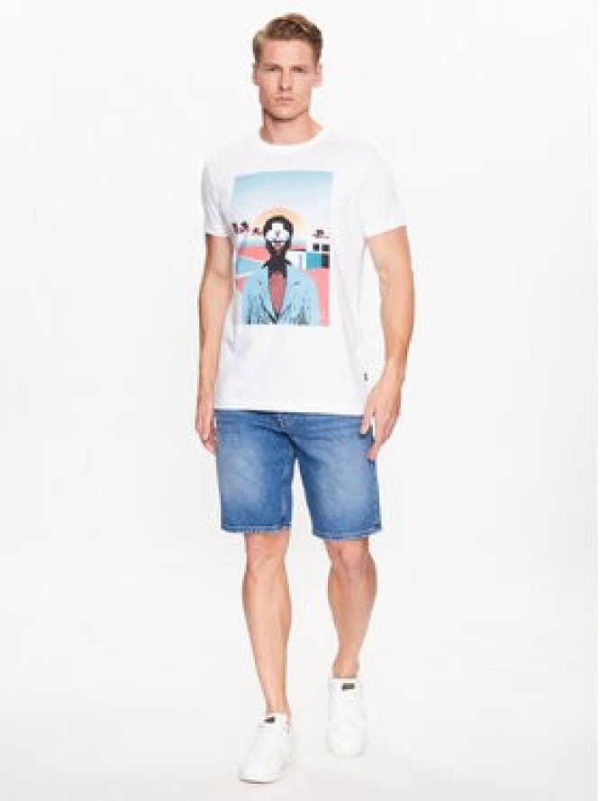 JOOP! Jeans T-Shirt 30037365 Beżowy Modern Fit