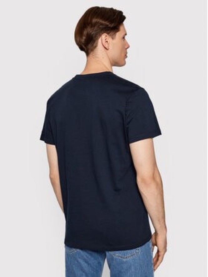 Pepe Jeans T-Shirt Teller PM508377 Granatowy Regular Fit