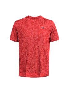 Koszulka treningowa męska Under Armour UA Tech Vent Geode Ss - czerwona