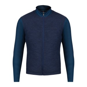 Bluza rowerowa męska Santini Colore Puro Thermal Jersey