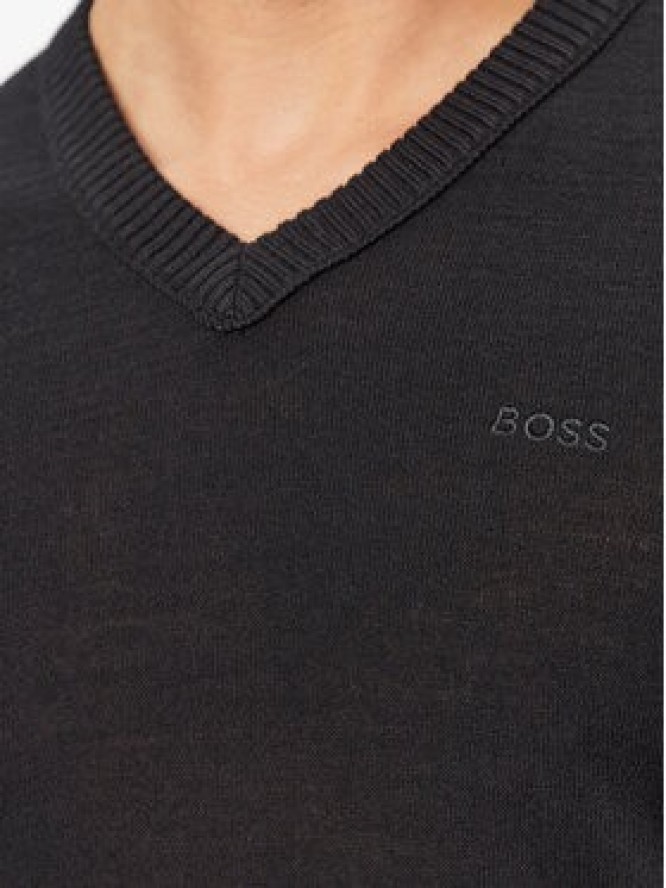 Boss Sweter Avac_V 50510750 Czarny Regular Fit