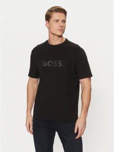 BOSS T-Shirt 50531271 Czarny Regular Fit