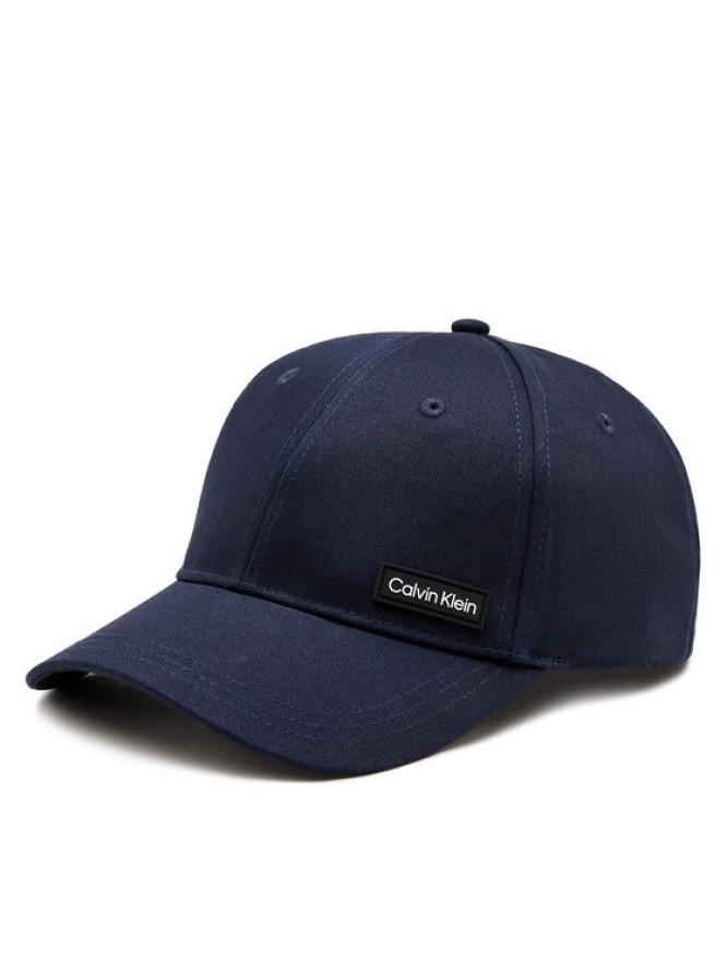 Calvin Klein Czapka z daszkiem Essential Patch Bb Cap K50K510487 Granatowy