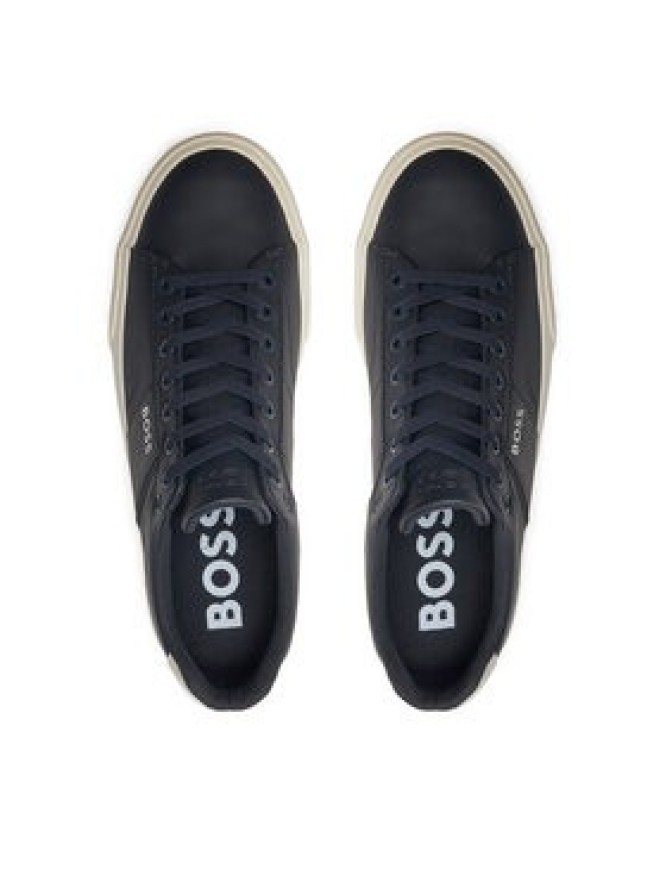 Boss Sneakersy Aiden Tenn Flpp 50517289 Granatowy