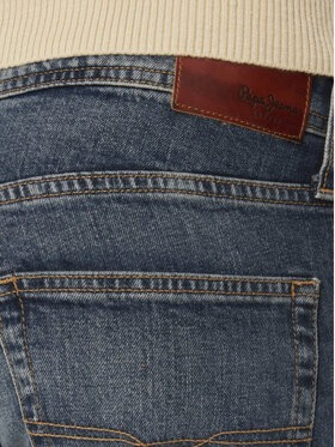 Pepe Jeans Jeansy PM207393 Niebieski Straight Fit