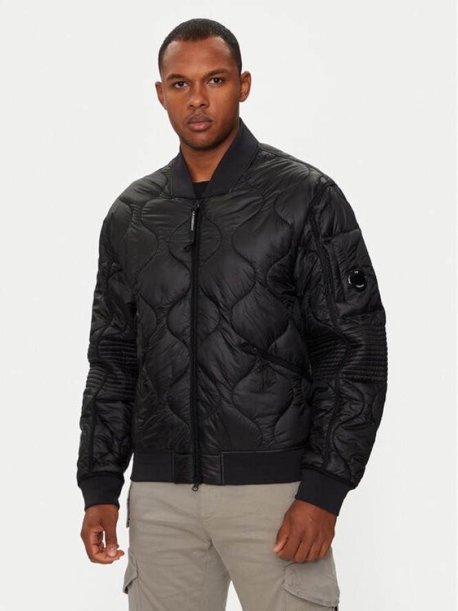 C.P. Company Kurtka bomber 17CMOW010A110158A Czarny Regular Fit