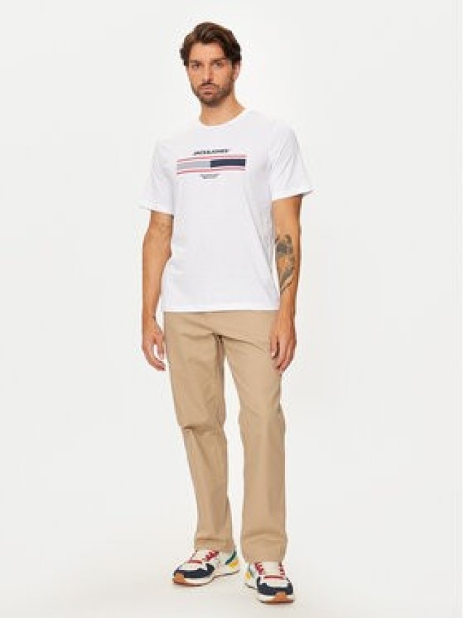 Jack&Jones T-Shirt South 12256784 Biały Standard Fit