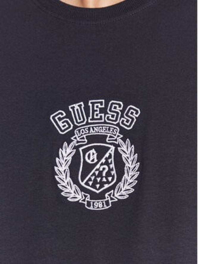 Guess T-Shirt M3RI19 J1314 Granatowy Slim Fit