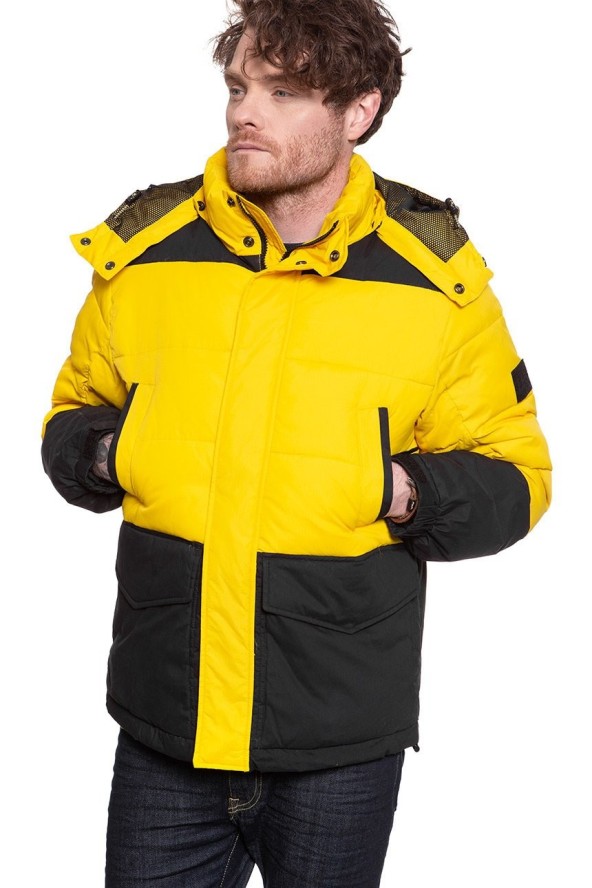 LEE MID PUFFER JACKET LEMON ZEST L87YUNMM