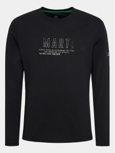 La Martina Longsleeve WMR300 JS206 Czarny Regular Fit