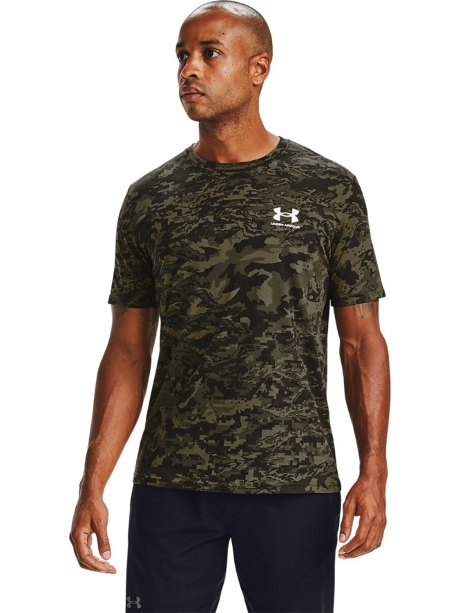 T-shirt męski Under Armour UA Abc Camo Ss - czarny