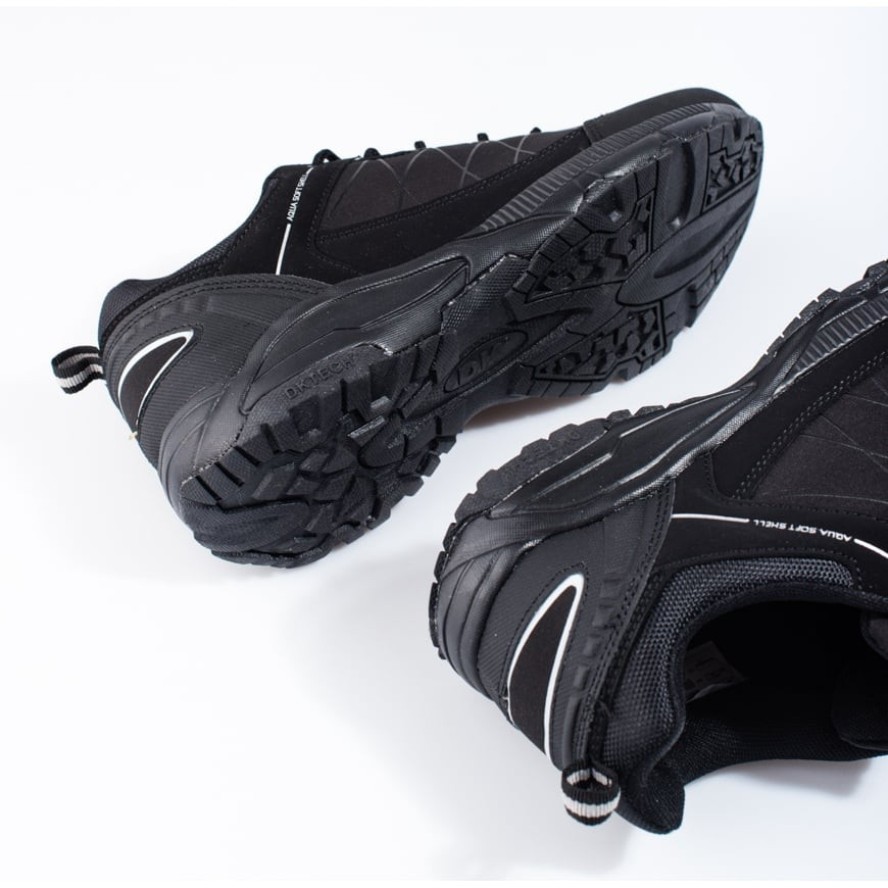 Czarne buty trekkingowe męskie DK