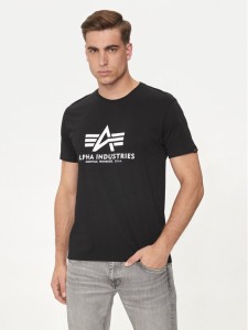 Alpha Industries Komplet 2 t-shirtów Basic 106524 Biały Regular Fit